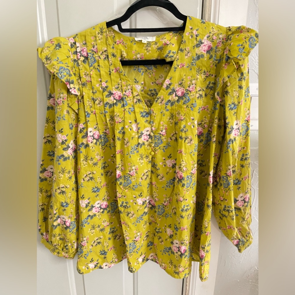 Entro Puffy Sleeve Top